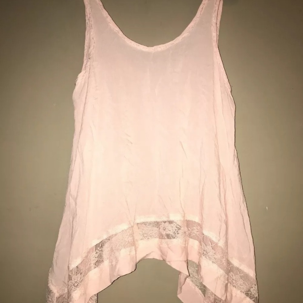 Free People Pink Trapeze Tank XS
